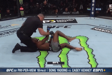 Hạ đo ván đối thủ, võ sĩ ăn mừng theo phong cách C.Ronaldo