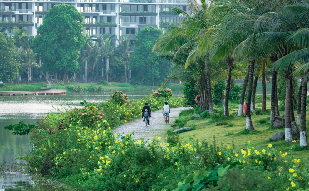Khu đô thị nói không với những cung đường, vỉa hè bê tông - 2 Khu đô thị nói không với những cung đường, vỉa hè bê tông - 2