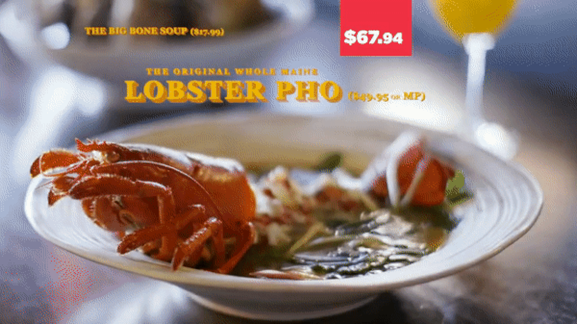 Cận cảnh bát phở tôm hùm giá tiền triệu ở nhà hàng Quận 1 - 3 Cận cảnh bát phở tôm hùm giá tiền triệu ở nhà hàng Quận 1 - 3