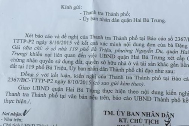 Hành trình gian truân xin cấp sổ đỏ nhà 119 Bà Triệu: Tòa thụ lý vụ án đúng hay sai?