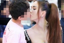 Ngọc Trinh hôn môi bé trai có bị xem là dâm ô?
