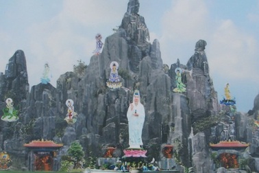 Xây dựng Núi Quan Âm cao 45m