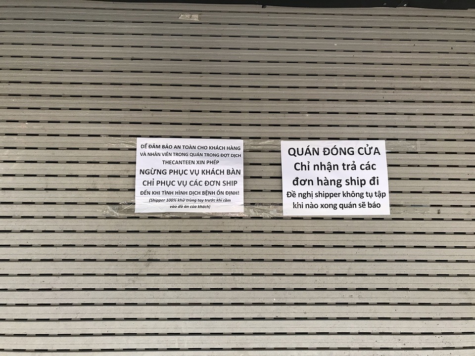 Tránh dịch Covid-19, hàng quán Hà Nội đồng loạt đóng cửa, chỉ nhận ship - 6 Tránh dịch Covid-19, hàng quán Hà Nội đồng loạt đóng cửa, chỉ nhận ship - 6