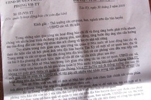 Một huyện ban hành “luật báo chí” riêng