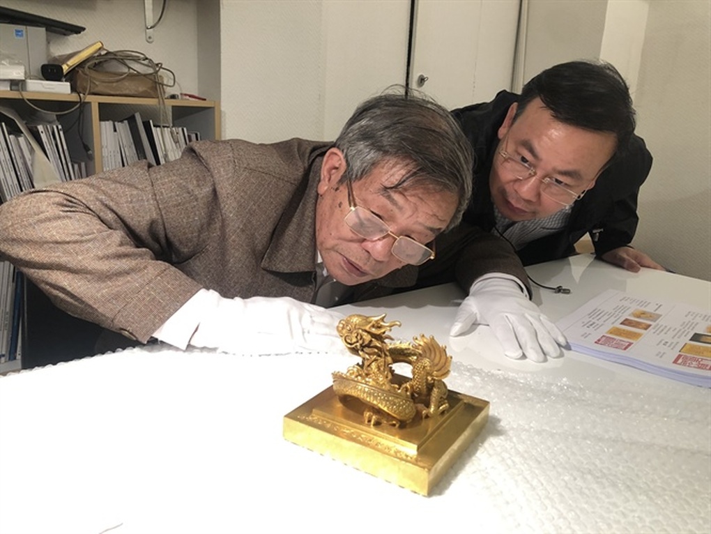 Hãng Millon đồng ý chuyển giao ấn vàng Hoàng đế chi bảo cho Việt Nam - 2 Hãng Millon đồng ý chuyển giao ấn vàng Hoàng đế chi bảo cho Việt Nam - 2