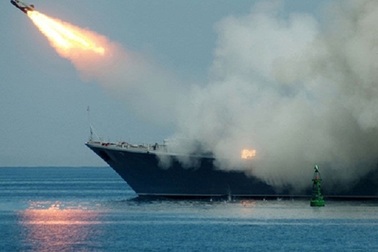 Hải quân Nga phóng tên lửa vào các thành trì của phiến quân ở Lattakia