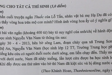 “Cảm ơn đề Văn”