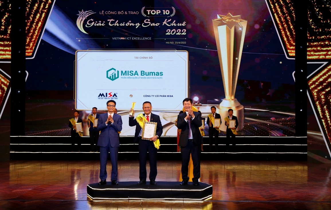 Phần mềm quản lý Ngân sách Nhà nước MISA Bumas đạt giải Sao Khuê 2022 - 1 Phần mềm quản lý Ngân sách Nhà nước MISA Bumas đạt giải Sao Khuê 2022 - 1