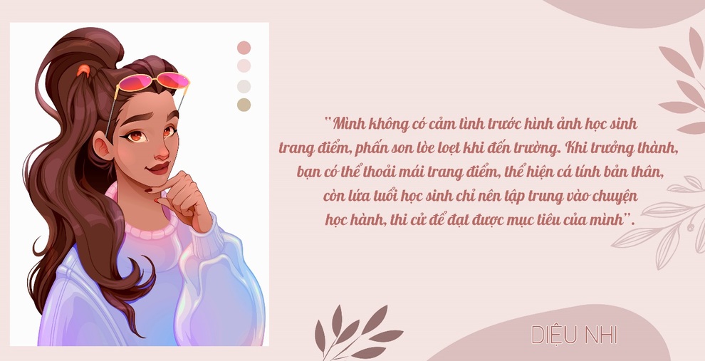 Học sinh trang điểm khi đến trường có phải là chưng diện quá sớm? - 4 Học sinh trang điểm khi đến trường có phải là chưng diện quá sớm? - 4