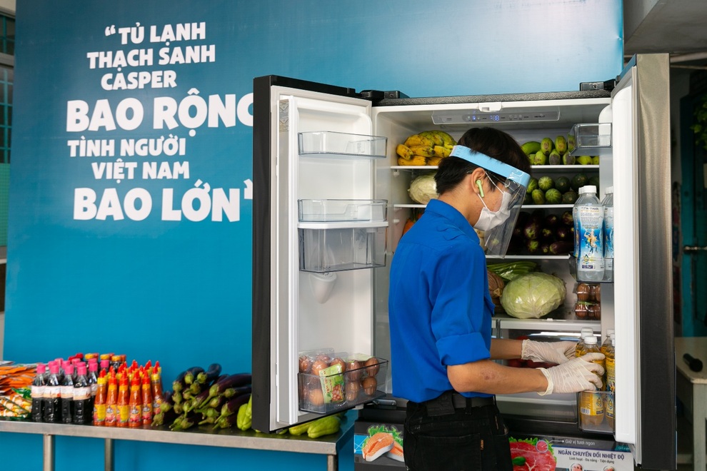 Tủ lạnh Thạch Sanh: Ấm lòng người TPHCM trong đại dịch - 1 Tủ lạnh Thạch Sanh: Ấm lòng người TPHCM trong đại dịch - 1