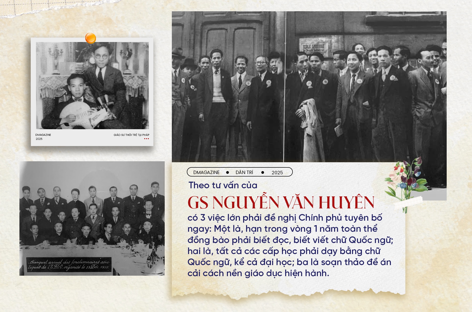 GS Nguyễn Văn Huyên - Người được Bác Hồ yêu cầu phải “chia chữ cho dân” - 7 GS Nguyễn Văn Huyên - Người được Bác Hồ yêu cầu phải “chia chữ cho dân” - 7