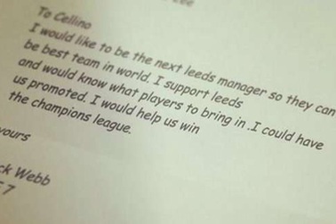 Cậu bé 7 tuổi tự ứng cử ghế HLV đội hạng Nhất Anh