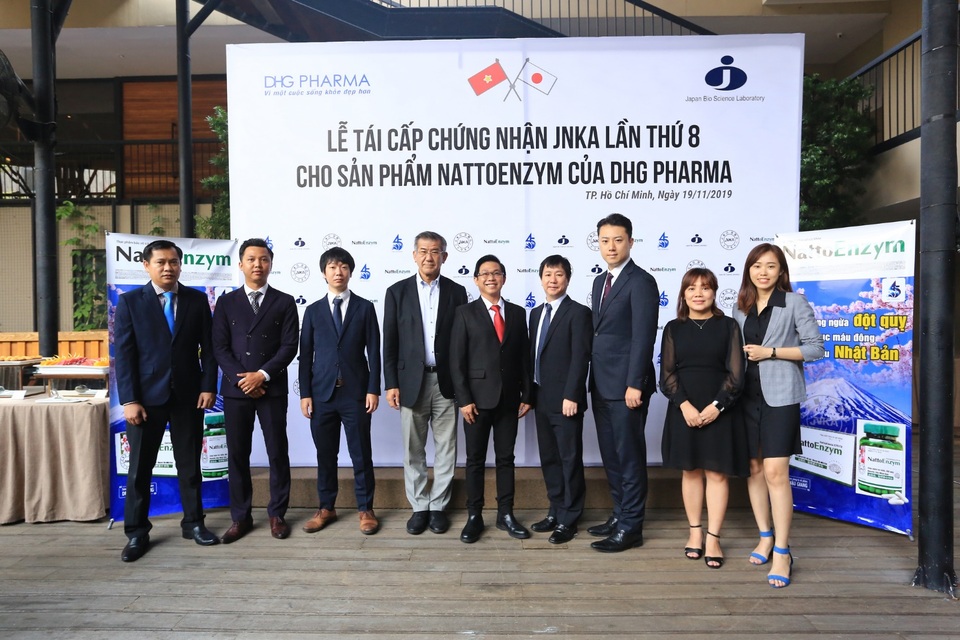 Tái cấp chứng nhận JNKA cho sản phẩm NattoEnzym lần thứ 8 - 2