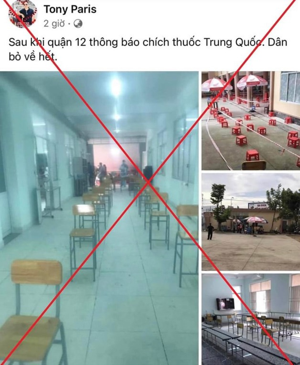 Quận 12 thông báo chích thuốc Trung Quốc, dân bỏ về hết là tin giả - 1 Quận 12 thông báo chích thuốc Trung Quốc, dân bỏ về hết là tin giả - 1