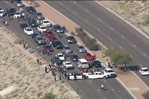 Đường cao tốc Mỹ tắc cứng do biểu tình phản đối Donald Trump