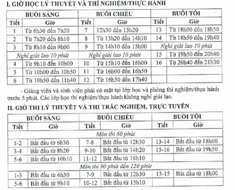 Sinh viên phản ứng với giờ học từ 6h30 sáng, ĐH Công nghiệp TPHCM nói gì? - 1 Sinh viên phản ứng với giờ học từ 6h30 sáng, ĐH Công nghiệp TPHCM nói gì? - 1