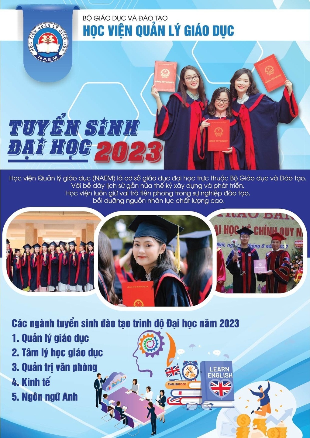 Đăng ký xét tuyển đại học chính quy năm 2023 vào Học viện Quản lý giáo dục - 1 Đăng ký xét tuyển đại học chính quy năm 2023 vào Học viện Quản lý giáo dục - 1