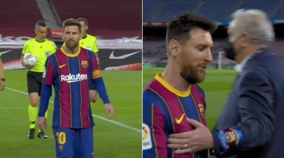 Bị trọng tài dọa dẫm, Lionel Messi nổi cáu - 2 Bị trọng tài dọa dẫm, Lionel Messi nổi cáu - 2