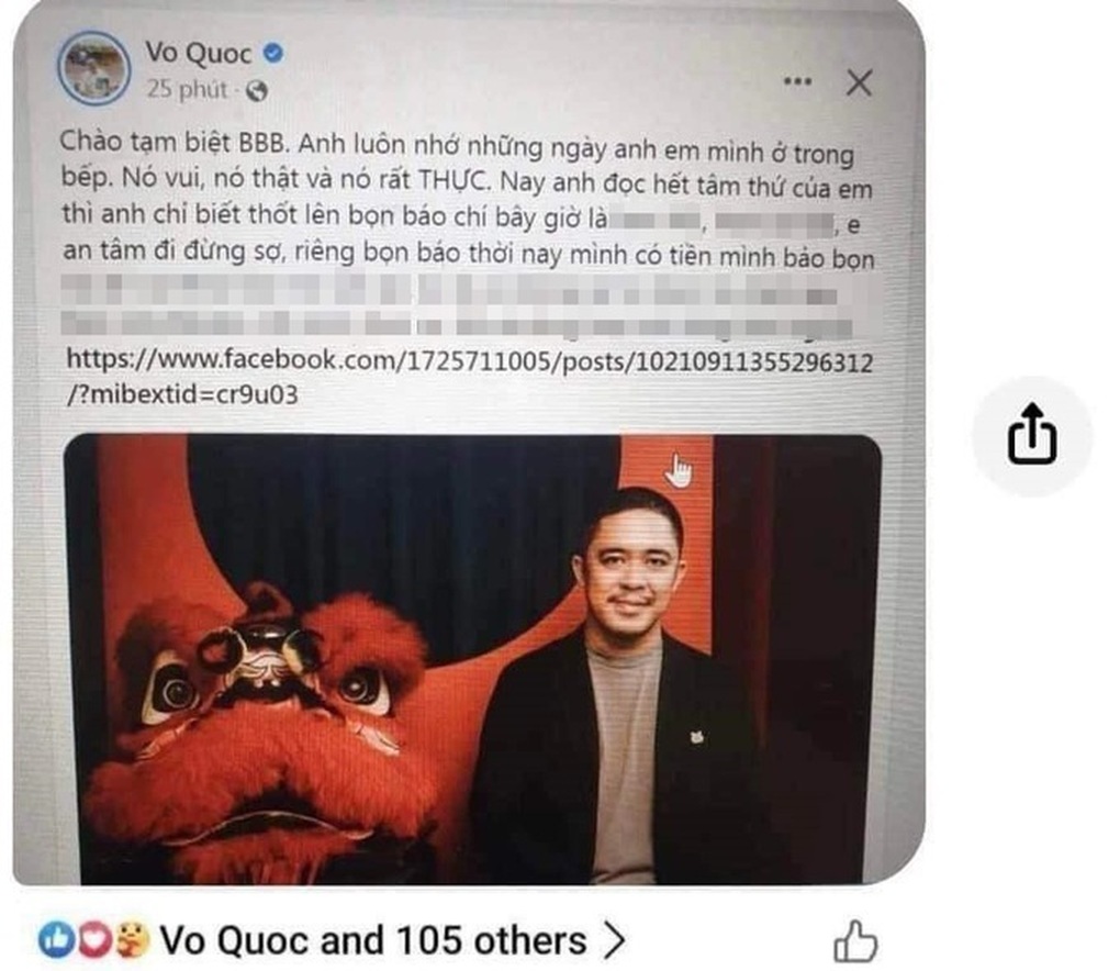 Sở TTTT TPHCM xem xét kiến nghị đưa Facebook Vo Quoc vào danh sách đen - 1 Sở TTTT TPHCM xem xét kiến nghị đưa Facebook Vo Quoc vào danh sách đen - 1
