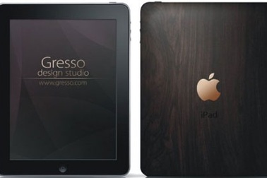 Gresso “độ” vỏ gỗ 200 năm tuổi cho máy tính bảng iPad