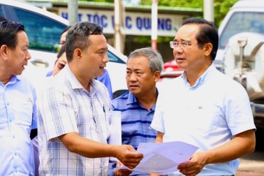 Chủ tịch TPHCM Nguyễn Văn Được đôn đốc tiến độ cao tốc TPHCM - Mộc Bài