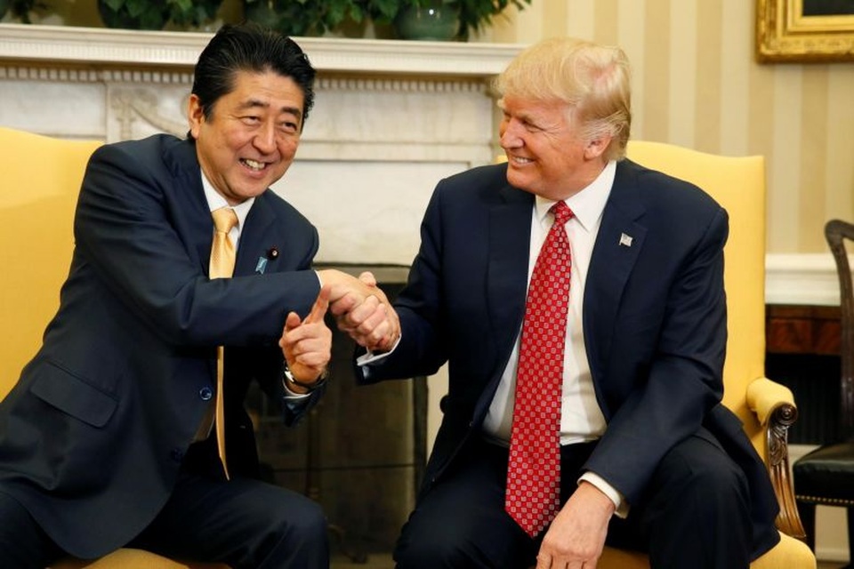Ông Trump ca ngợi ông Abe là thủ tướng vĩ đại nhất trong lịch sử Nhật Bản - 1 Ông Trump ca ngợi ông Abe là thủ tướng vĩ đại nhất trong lịch sử Nhật Bản - 1