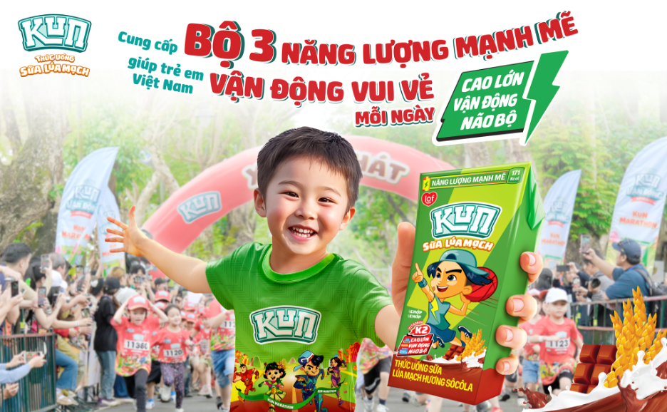Kun sữa lúa mạch - Bộ 3 năng lượng mạnh mẽ cho trẻ vui khỏe, thông minh - 1