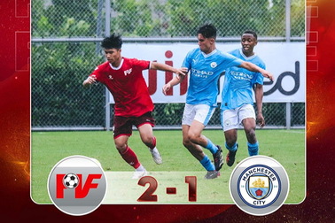 Đánh bại đội trẻ Man City, đại diện Việt Nam gây bất ngờ lớn