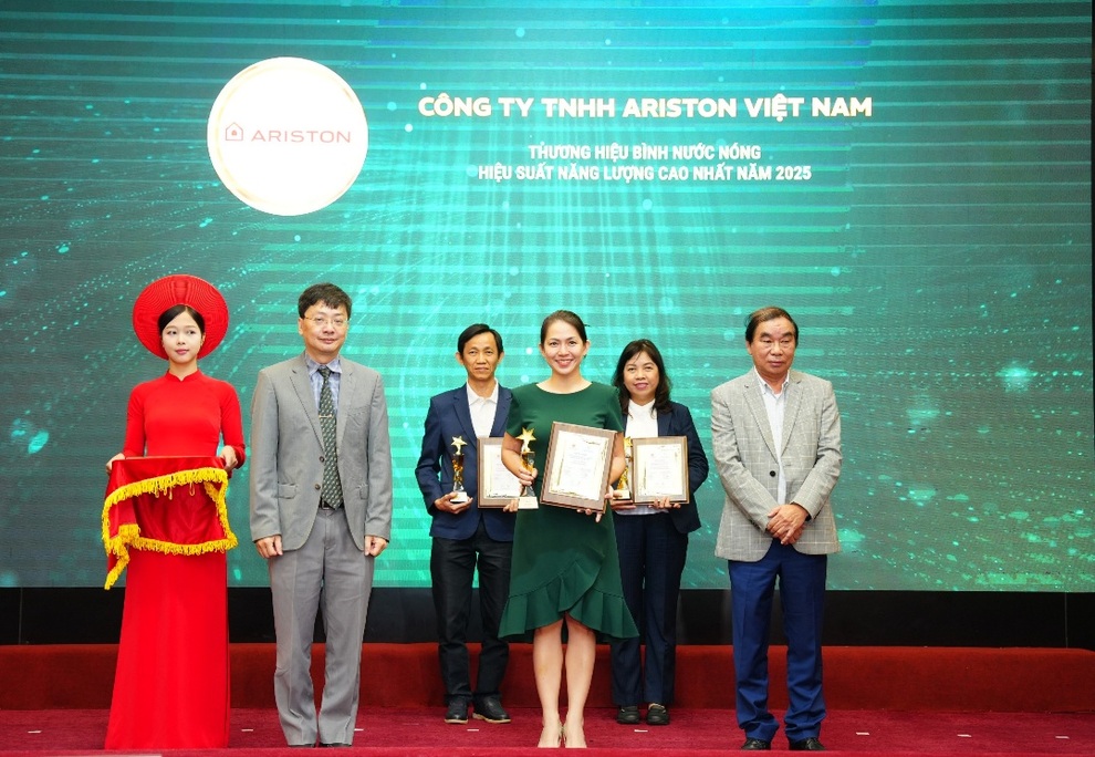Ariston được vinh danh 2 hạng mục tại Giải thưởng Hiệu quả Năng lượng 2025 - 1