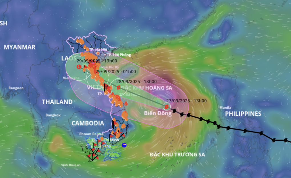 Vì sao bão Bualoi di chuyển nhanh gấp đôi bình thường? - 2 Vì sao bão Bualoi di chuyển nhanh gấp đôi bình thường? - 2
