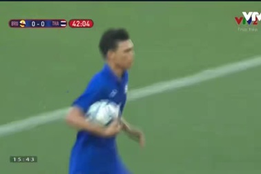 U22 Thái Lan 1-0 U22 Brunei: Supachai mở tỉ số