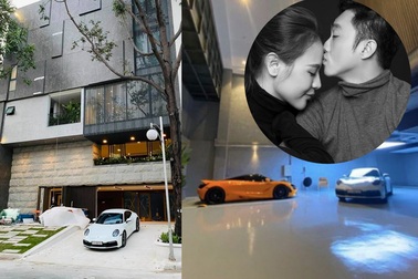 Cường Đôla và bà xã Trang Đàm sở hữu biệt thự triệu đô với gara để siêu xe
