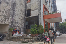 Nam thợ xây rơi từ tầng 6 công trình xuống đất tử vong