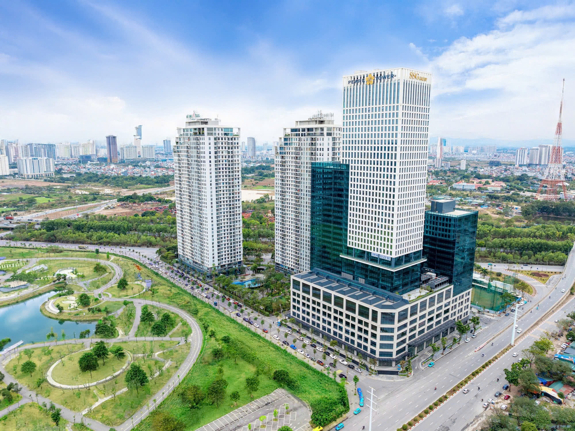 Pearl Tower - Nơi làm việc lý tưởng khơi nguồn cảm hứng từ ô cửa xanh - 5