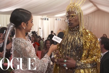 Billy Porter điệu đà dự Met gala
