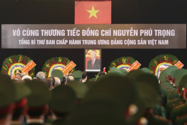 Gần 60.000 người viếng Tổng Bí thư Nguyễn Phú Trọng ở Hội trường Thống Nhất