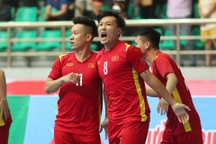 Đội tuyển futsal Việt Nam thắng đậm Myanmar, sống lại hy vọng vô địch