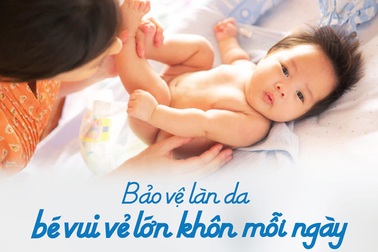 Bảo vệ làn da, bé vui vẻ lớn khôn mỗi ngày