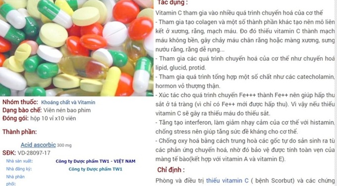 Bộ Y tế yêu cầu thu hồi Viên nén bao phim Vitamin C 300mg trên toàn quốc  - Ảnh 1.