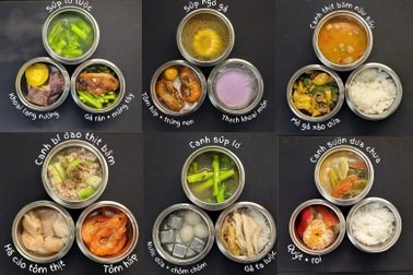 Chồng dậy sớm nấu cơm cho vợ mang đi làm, 24 ngày không trùng món