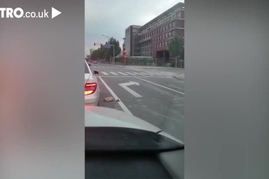 Tài xế vứt rác ra đường bị biker “dạy cho bài học”