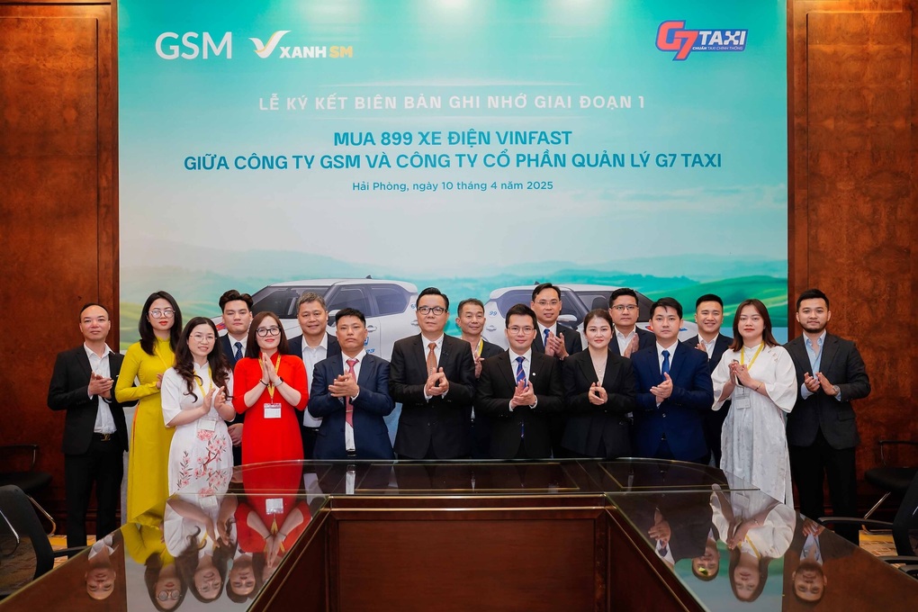 G7 Taxi mua 899 ô tô điện VinFast, triển khai dịch vụ taxi xanh - 2 G7 Taxi mua 899 ô tô điện VinFast, triển khai dịch vụ taxi xanh - 2