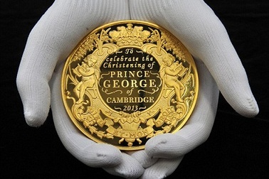 Đúc đồng xu vàng ròng 1 kg để chào đón hoàng tử Anh