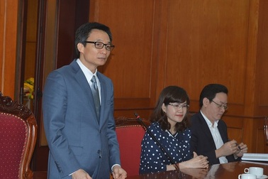 Phó Thủ tướng Vũ Đức Đam dự lễ bàn giao công tác Bộ trưởng Bộ Khoa học & Công nghệ