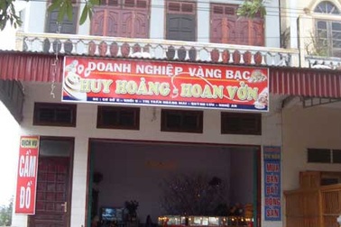 Cướp tiệm vàng táo tợn ngày cuối năm