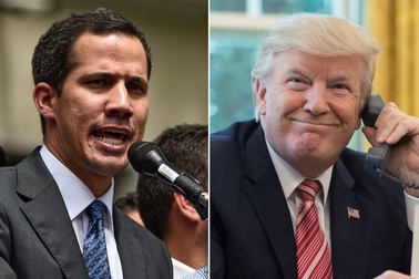 Tổng thống Trump điện đàm với "tổng thống tự phong" của Venezuela