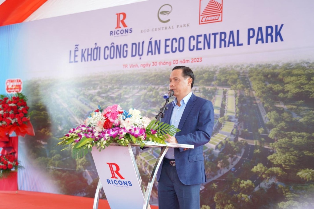 Khởi công đại dự án gần 200 ha tại Nghệ An - Eco Central Park - 2 Khởi công đại dự án gần 200 ha tại Nghệ An - Eco Central Park - 2