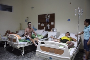 3 cha con bị bỏng nặng vì ga rò rỉ trong lúc nấu ăn