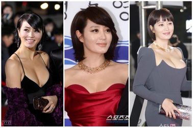 Những chiếc váy "khuấy động" thảm đỏ của mỹ nhân U60 Kim Hye Soo