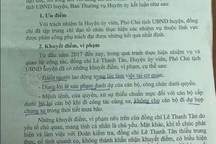 Phó Chủ tịch huyện bị tố tát nhân viên nói gì?